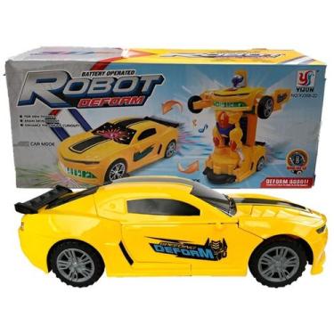 Imagem de Carro Infantil Futurista Que Vira Robô - Yujin