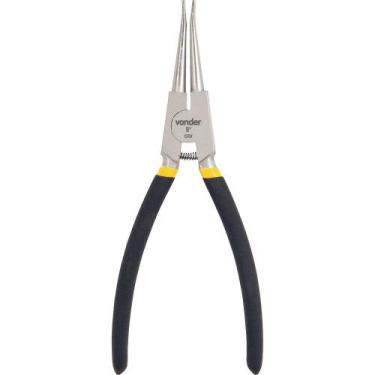 Imagem de Alicate p/ anéis 9" 230mm ext reto vanádio plast Vonder