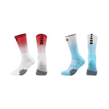 Imagem de Meias De Compressão Pretas Para Homens, Respiráveis, Longas, Para Cami