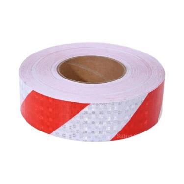 Imagem de Fita Adesiva Refletiva 5M, Faixas De Segurança Impermeáveis 5cm 10cm 1