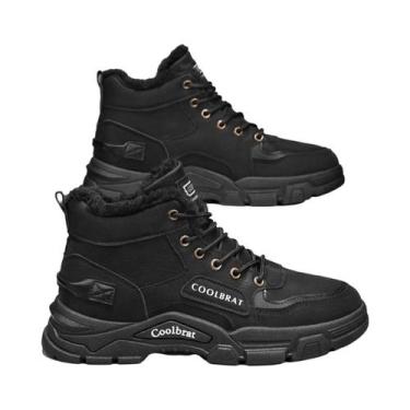 Imagem de Botas De Algodão Masculinas Da Moda 2025: Quentes, Resistentes Ao Desg