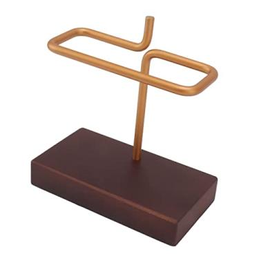 Imagem de Akozon Suporte para Filtro de café - Suporte de para Filtro de café Com Gotejamento Manual de Madeira para Cafés e Bares Domésticos, Elegante Rack de Armazenamento de de Com Design Vintage (Madeira