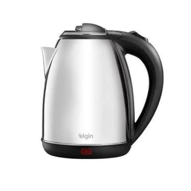 Imagem de Chaleira Jarra Elétrica Automática Elgin Inox 1,8L - 127 V