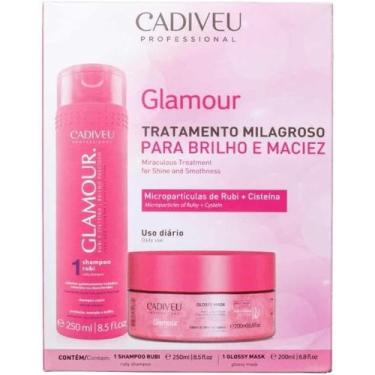 Imagem de Kit Cadiveu Glamour Shampoo 250ml + Mascara 200ml