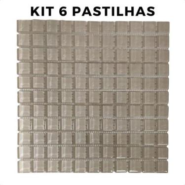 Imagem de Pastilhas De Vidro Ref A004 Placa 30x30 Cm (kit 6 Placas) - DELICATTA 