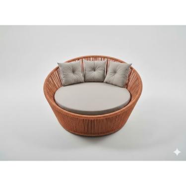 Imagem de Chaise Londres em Corda Náutica e Alumínio – O Máximo em Conforto e Sofisticação