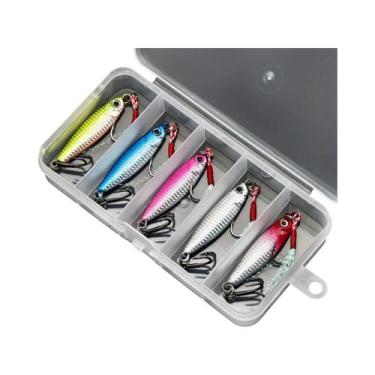 Imagem de Conjunto De Iscas De Pesca De Metal 10g, 5 Peças, Para Peixes Bass, Tr