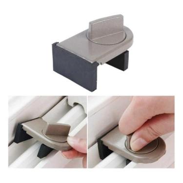 Imagem de Trava Limitador De Segurança Porta Janela Deslizante Marrom - Palaziun