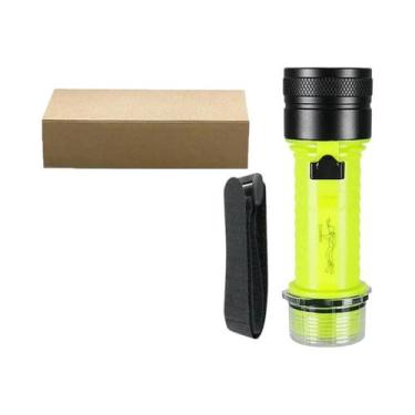 Imagem de Lanterna De Mergulho LED Super Brilhante Tipo C Recarregável 100m Suba