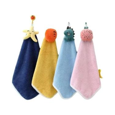 Imagem de Toalhas De Mão De Microfibra Super Absorventes Para Bebês E Crianças, 