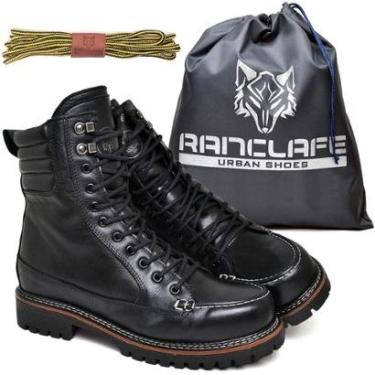 Imagem de Bota Coturno em Couro Nobuk Cano Alto Masculino-Masculino