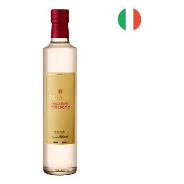 Imagem de Vinagre Vinho Branco Fasano Importado Italia Premium 500 ml