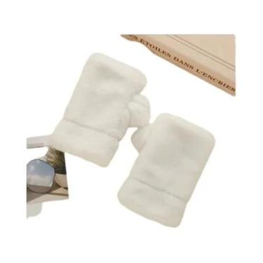 Imagem de Luvas De Pele Sintética Com Estampa De Leopardo, Macias, Quentes E Est