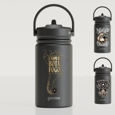 Imagem de Garrafa Térmica Gocase Fresh Mini 350ml do Botafogo Cor:BOT Tempo de.,