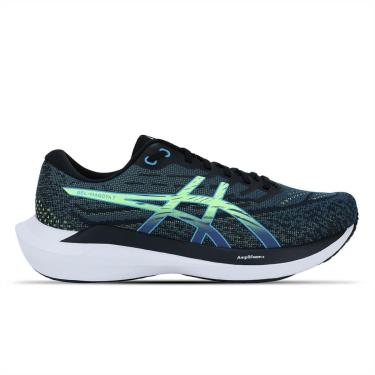 Imagem de Tênis ASICS GEL-Nagoya 7 - Masculino - Azul com Verde-Masculino