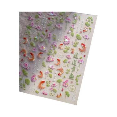 Imagem de Adesivos Decorativos Para Unhas Em Forma De Bolha De Gato Brilhante 5D