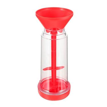 Imagem de Tapioqueira Peneira Polvilhador Armazenar Utensilio - Armazene E Prepare Tapiocas Perfeitas Sem Sujeira Vermelho