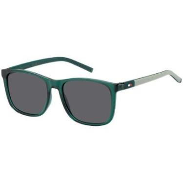 Imagem de Óculos de Sol Tommy Hilfiger Th 2120/S 1ED - Verde 50-Masculino