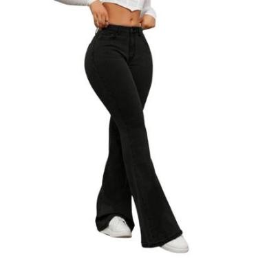 Imagem de Calça Skinny Flare Tex Jeans Elegante e Casual Feminina-Feminino