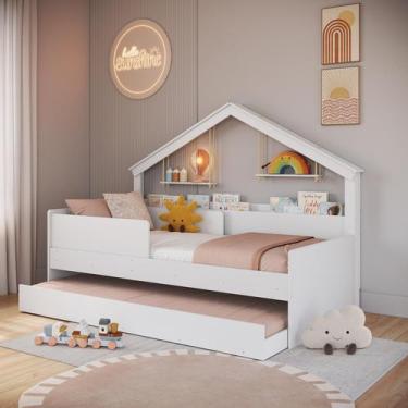 Imagem de Cama Infantil Montessori de Solteiro 188x88cm em MDP com Cabeceira Est