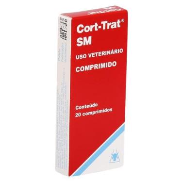 Imagem de Cort-trat 20 comprimidos oral caes e gatos - A QUIMICA SANTA MARINA., 