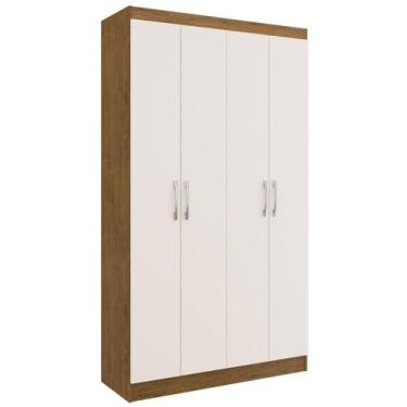 Imagem de Armário Para Lavanderia Multiuso Com 4 Portas 8 Prateleiras Moderno Or