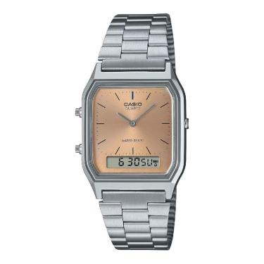 Imagem de Relógio Casio Vintage AQ-230A-4AMQYDF Prata-Unissex