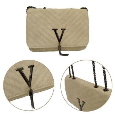 Imagem de Bolsa Feminina Transversal Elegante Luxo Alça Tiracolo Mão Ombro Tote 