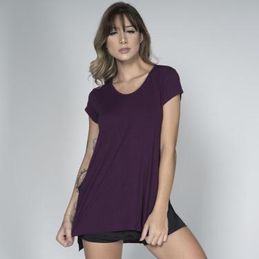 Imagem de Blusa Fitness Feminina Sobre Legging Lisa Longa Academia Tapa Bumbum-Feminino