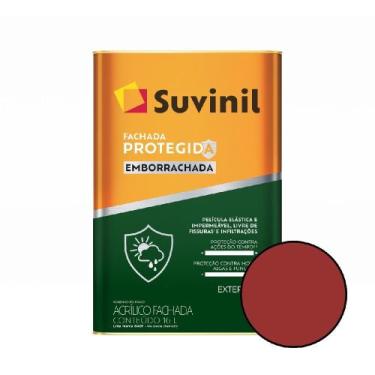 Imagem de Fachada Protegida Emborrachada Suvinil 16,2L Cor Rouge - SUVINIL ACABA