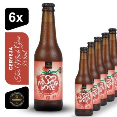 Imagem de Cerveja Too Much Gose Campinas 355ml Kit 6 unidades