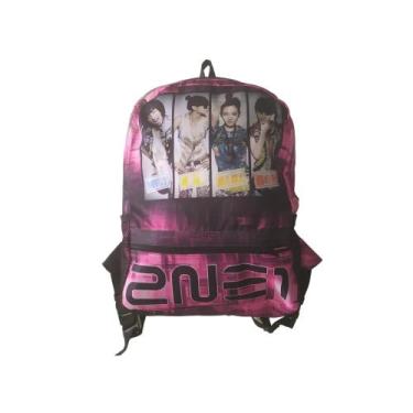 Imagem de Mochila 2ne1 Bolsa Escolar Personalizada Grupo Kpop Unissex  MB, Rosa