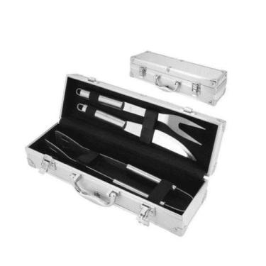 Imagem de Kit Churrasco Maleta Com 3 Peças - Uny Gift