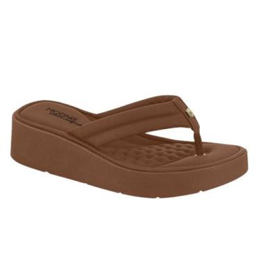 Imagem de Chinelo Feminino Tamanco Dedo Ortopedico Modare 7226101 Cor:AvelãTaman