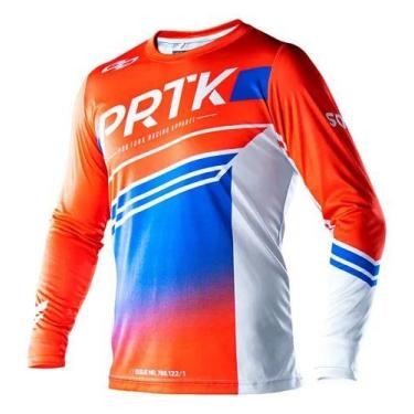 Imagem de Camisa protork sag laranja/azul, M