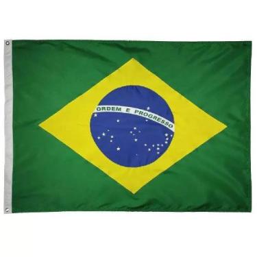 Imagem de Bandeira 4 Panos Brasil - Myflag, Verde, Amarelo