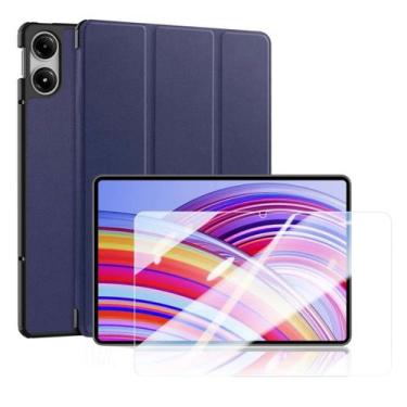 Imagem de Capa couro + película vidro para Xiaomi Redmi Pro 12,1 - Genérica