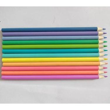 Imagem de Lápis de Cor 12 Cores School Basics Madeira Sextavado
