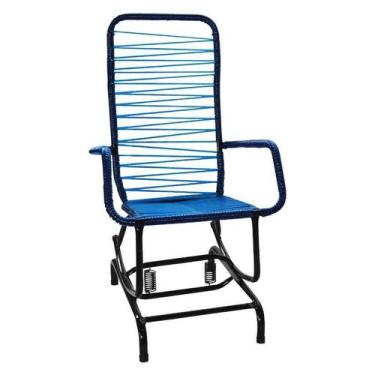 Imagem de Cadeira de Balanço Infantil Azul Vargas
