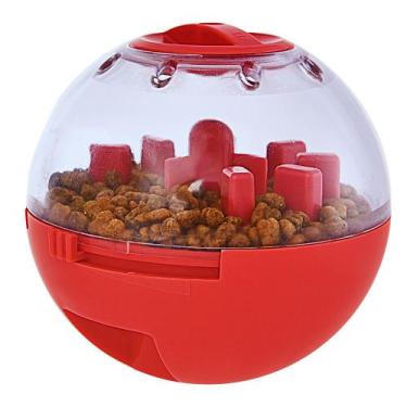 Imagem de Brinquedo de Cachorro Bola Solta Ração ou Petiscos Interativo QI Chale