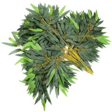 Imagem de 24 Galhos Arranjo De Bambu Decoração Artificial Planta 57cm - Genérico