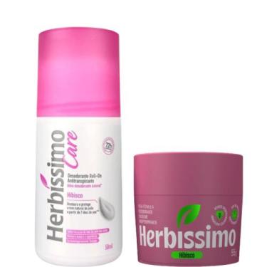 Imagem de Kit Desodorante Herbíssimo Roll-on + Pote Hibisco - Dana