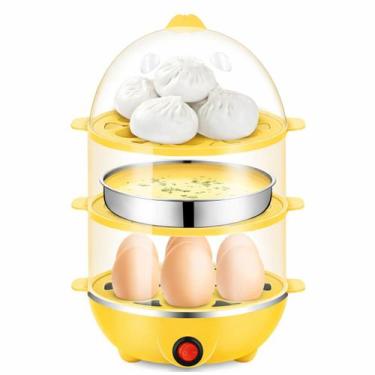 Imagem de COZEDOR ELÉTRICO EGG-POACHER 3 ANDARES 110v 350w ATÉ 21 OVOS COR:AMARE