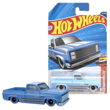 Imagem de Carrinho Hot Wheels '83 Chevy Silverado Azul HYY91 - Mattel