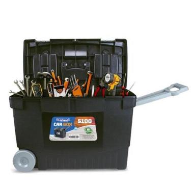 Imagem de Maleta de Ferramentas Car Box com Rodinhas 5100-23 - Arqplast