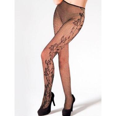 Imagem de Meia calça fio 40 rendada trifil 6054, Preto, UN