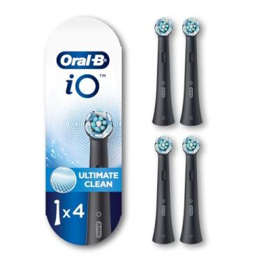 Imagem de Oral-B Cabeças de escova de dentes elétrica de substituição para escova de dentes elétrica Oral-B Series Ultimate Clean, 4 unidades, preta