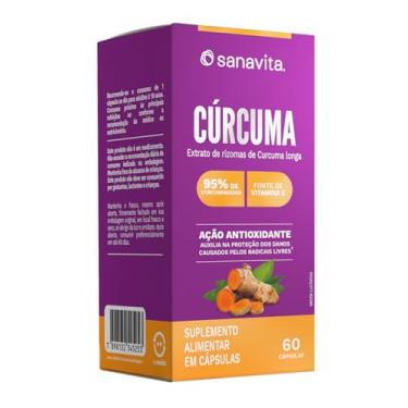 Imagem de Cúrcuma Concentrada Sanavita Absorção Otimizada Antioxidante