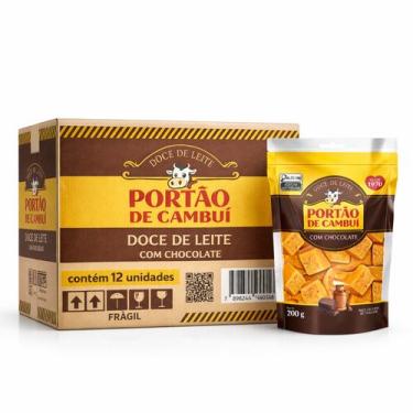 Imagem de Kit 12 Doce de Leite c/ Chocolate PORTÃO DO CAMBUI Pouch 200g - Portão