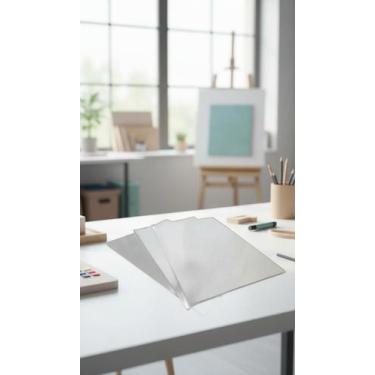 Imagem de 50 Folhas Adesivo Vinil Branco Glossy A4 Jato Tinta - Congratulations 